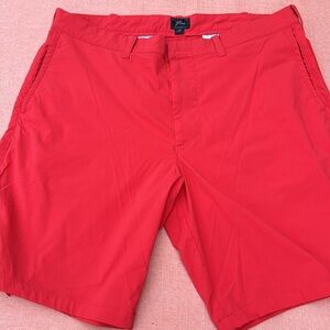J. Crew Red Shorts 36/9 Nylon Material